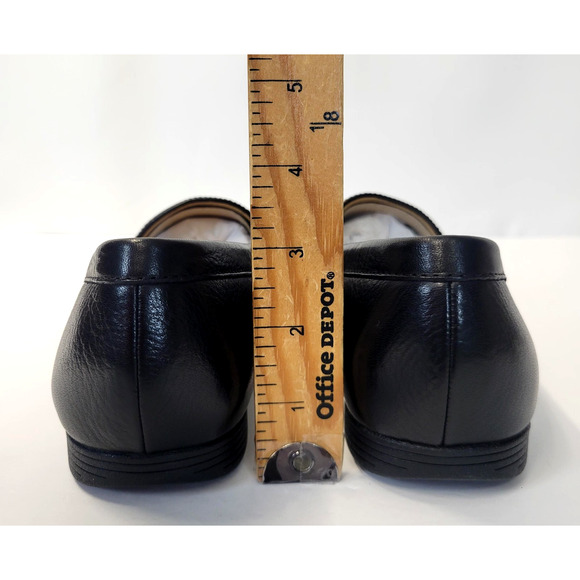 Dansko Loafer Shoes Womens Size 40 9.5-10 Black Leather Slip On Comfort Flats - Picture 11 of 16